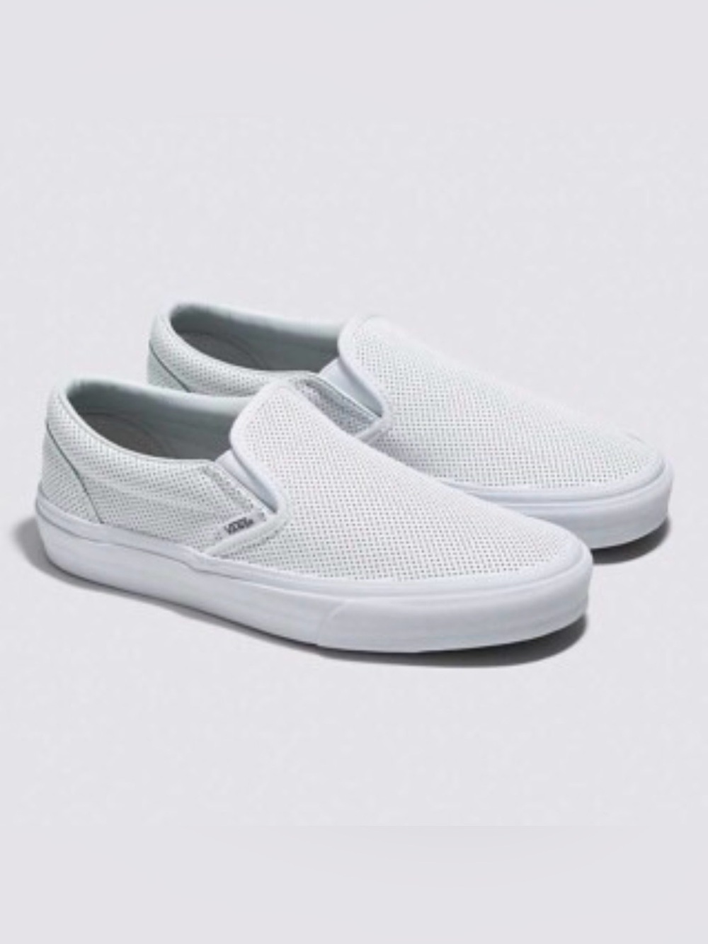 Vans Unisex Classic-Slip- On Perf Leather Shoes (sz 0.5M 6.5W)